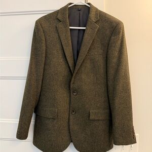 J. Crew Factory Olive Wool Blazer 36S